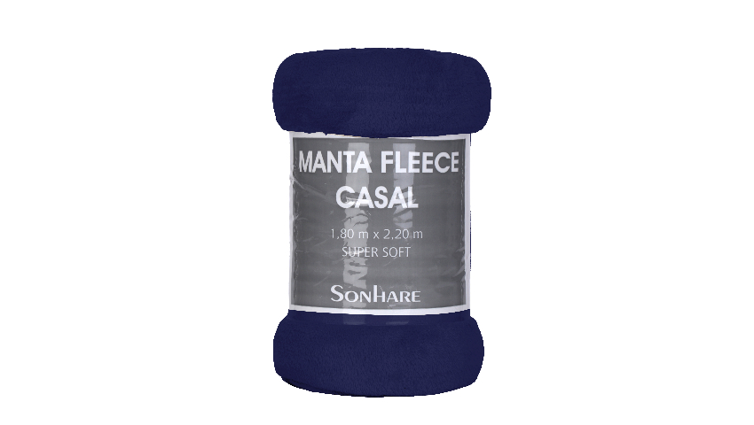 Manta Soft Fleece Premium 2,0 x 1,8m Toque extra macio - Chocolate